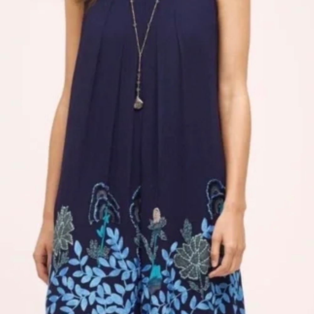 Anthropologie Not So Serious by Pallavi Mohan Woodvine dress size small - Picture 2 of 13